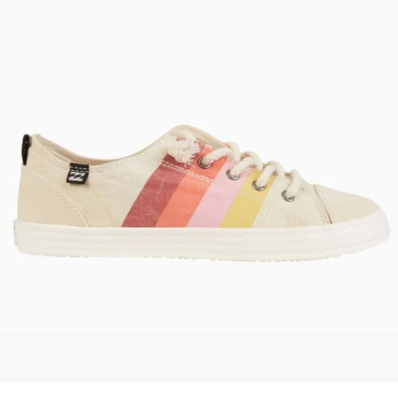 Billabong Shoes - SOLD Billabong Marina Canvas Striped Shoes NWOT
